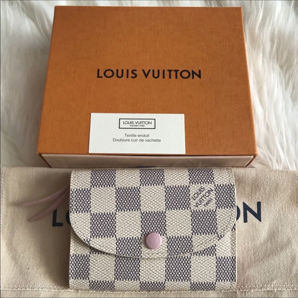 Louis Vuitton Damier Azur Rosalie Coin Wallet